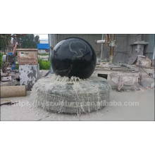 Hot sale rotating black granite ball rolling floating sphere water fountain